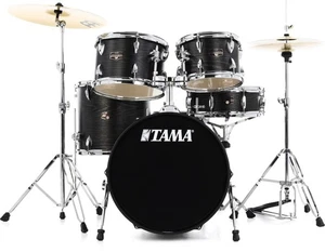 Tama Imperialstar Complete Drum Set - 5-piece - 18" Kick - Black Oak Wrap - Picture 1 of 11