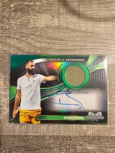 2024 Topps Graphite Tennis Green Benoit Paire Auto Relics /75 - Bild 1 von 2