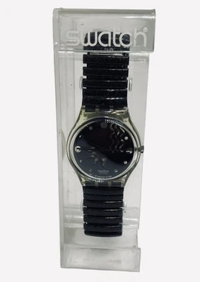 Vintage Swatch Watch FLAKE GK165 1993 Standards Rare Swiss Made Quartz With Case - image 1 of 4
