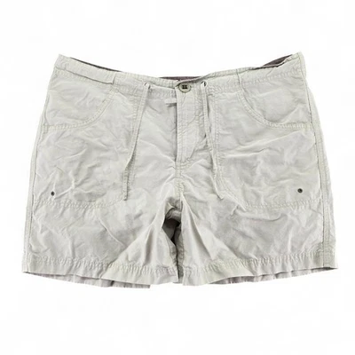 Pantalones cortos de senderismo Columbia para mujer M medianos convertibles beige con cordón Foto 1 de 4