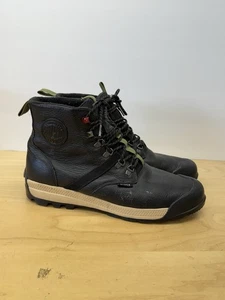 Palladium Pampa x Black Stone  Combat Mens 11 Womens 12.5 Black Green - Picture 1 of 12