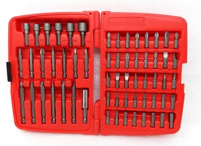 60 pc. Craftman bit set in storage case - Image 1 of 4