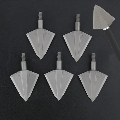 Archery 150grain Broadheads Fields Points Arrowhead Outdoor Bow Hunting Shooting - Image 1 of 4
