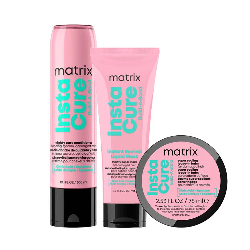 MATRIX TOTAL RESULTS Kit Cure Build A Bond Shampoo 300ml + Mask 250ml + Leave I - Immagine 1 di 1