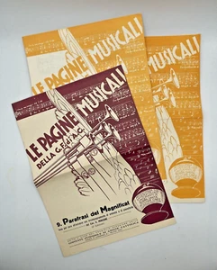 LE PAGINE MUSICALI DELLA GIOVENTÙ FEMMINILE AZIONE CATTOLICA 3 spartiti anni '30 - Imagen 1 de 6