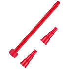  3 Pcs Rot ABS-Kunststoff Ventile Für Gasdosen Gasdosen-Umwandlungsdüse