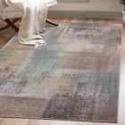 Ara Geometric Patchwork Abstract Non Slip Machine Washable Area Rug Or Runner