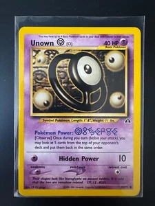 UNOWN O Neo Discovery Set 69/75 Carta Pokémon Común Ilimitada - Imagen 1 de 1