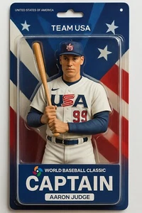 aaron judge new york yankees 4x6 photo of WBC 2026 captain action figure - Picture 1 of 1