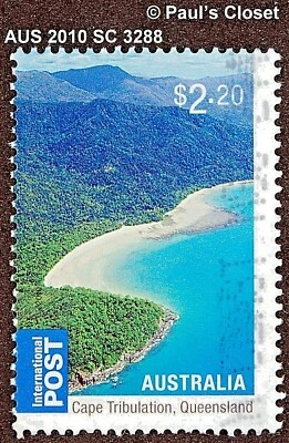 AUSTRALIA 2010 SC 3288 ~ $2.20 CAPE TRIBULATION QUEENSLAND USED NO GUM VERY FINE - Image 1 of 2