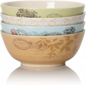 A&B Home Lottie Ramekin Bowls, Set of 4, 6"x2.3" avian art NEW - Picture 1 of 3