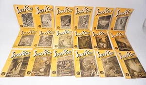 18-tlg. Konvolut Vintage Sun Koh Abenteuer Romane Hefte Band Nr. 4-21 50er Jahre - Bild 1 von 7