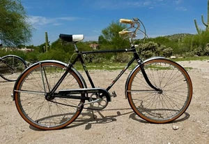 1962 Schwinn Traveler Men's 3 Speed Bicycle Black Rebuilt Vintage - Picture 1 of 14