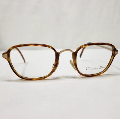 Christian Dior Glasses Frames 2898 140 Vintage Brown Tortoise Shell Gold Tone - Image 1 of 4
