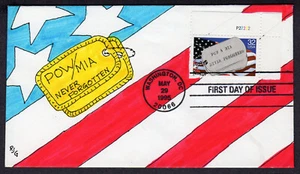 1995 POW/MIA Memorial Day (Scott 2966) - Bob Grier Colored FDC TA570 - Picture 1 of 1