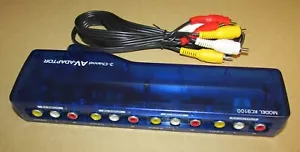 Selettore Sistema Video AV 3 Vie - Switch tra 3 Sistemi! Sega Sony Nintendo - Foto 1 di 2