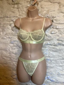 BNWT Bra Knickers Lingerie Set Yellow Size S - Picture 1 of 7
