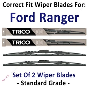 1983-2011 Ford Ranger Wipers 2-Pack Standard Steel Frame Wiper Blades - 30180x2 - Picture 1 of 1