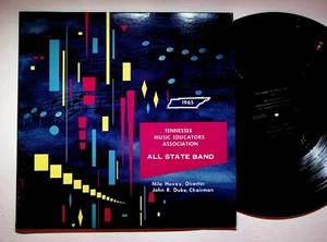 1965 Tennessee All State Band Nilo Hovey John Duke Vinyl LP Record VG+ - Picture 1 of 4