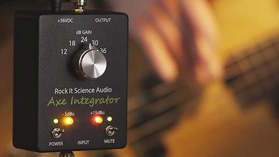 Axe Integrator Brand New, All-Discrete Guitar-Bass preamp with Jensen xfmr. - Image 1 of 3