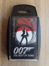 Top Trumps - 007 The Best of Bond, Limited Ed, 30 Playing Cards + 3 Insert Cards