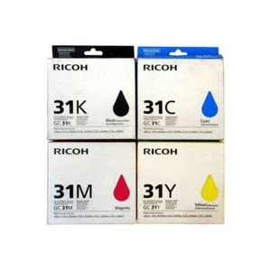 Ricoh Patronen GC31K GC31C GC31M GC31Y, GXe5550N GXe7700n, 2015-2017 - Bild 1 von 1