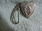 Vintage Initial ?O? Heart Shaped Keychain, New, Never Used, 1-1/2" X 1-1/2".