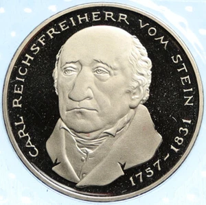 1981 GERMANY Carl Reichsfreiherr vom Stein VINTAGE OLD 5 Mark German Coin i99270 - Picture 1 of 3