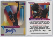 2022-23 Leaf Vivid Base Auto Gray /40 Enoch Boakye #BA-EB1 Auto