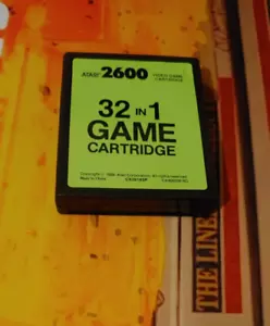 32 in 1 Game Cartridge ATARI 2600 VCS (Modul) works Classic 1988 CX26163P 8-bit - Picture 1 of 5