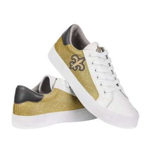 Tenis para mujer FOCO NFL New Orleans Saints brillantes talla 7 nuevas con caja - Imagen 1 de 8