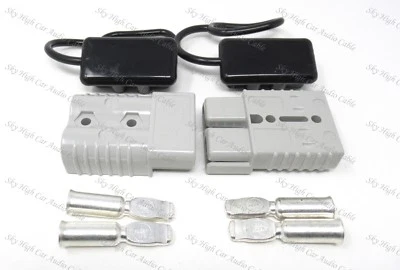 2 CONECTORES CON 1/0 - 2 CONTACTOS CALIBRE Y CUBIERTA ANTIPOLVO 175A 600V, 3"x2"x1" Foto 1 de 2