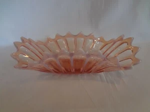Fostoria Heirloom Pink - 13" Oblong Console Centerpiece Bowl Opalescent - Picture 1 of 7