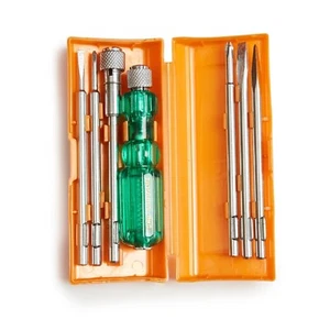 TAPARIA Screw Driver Set with Bulb - 840 (Neon, Silver and Green) - Picture 1 of 3