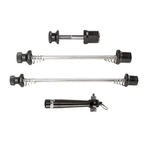 Bike quick release set anti theft wheel rear front seatpost saddle clamp skewers - Picture 1 of 5