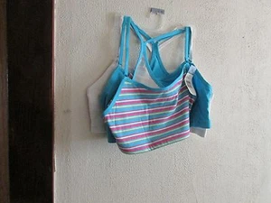 NWT~ 3 PK. WOMEN'S BEST FORM, RACERBACK SPORTS BRA SZ. 40, A/B/C CUP. BASE LAYER - Picture 1 of 4