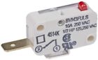 1 pcs - Saia-Burgess Plunger Micro Switch, Tab Terminal, 10 A @ 250 V ac, SPST-N