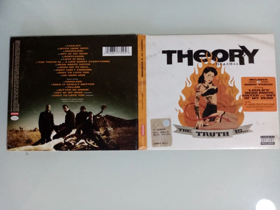 THEORY OF A DEADMAN - THE TRUTH IS...-  DIGIPACK CD - Immagine 1 di 1