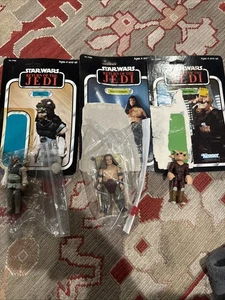 Vintage Kenner Star Wars Nikto Red Yees And Angie Keeper Lot 77 Back 1983 ROTJ - Picture 1 of 1