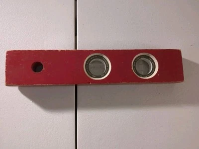 Vintage Port Austin Michigan Level Red Wood Cottage Core Farmhouse Granny 12" - Image 1 of 4