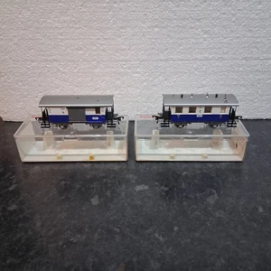 Fleischmann HO Scale 5053 & 5054 Edelweiss Railway Coaches MIBs Ref D10 - Picture 1 of 17