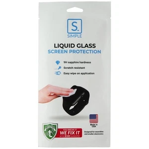 Simple Liquid Écran Verre Protection pour Smartwatches & Plus Petit Appareils - Photo 1 sur 1
