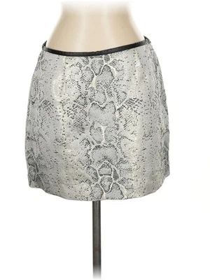 Falda de imitación de cuero plateada Sanctuary para mujer S Foto 1 de 2