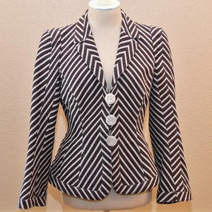 Giorgio Armani Blazer in braun und beige Stoff Größe 8 - Bild 1 von 10
