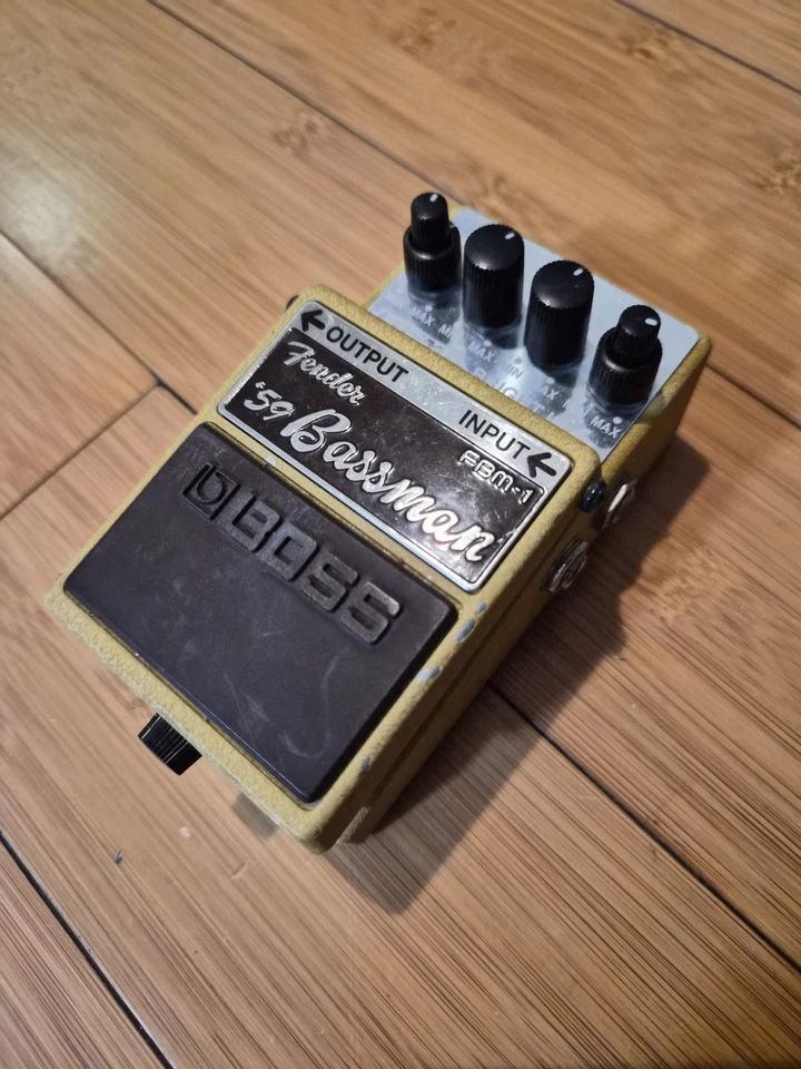 BOSS FBM-1 Fender '59 Bassman Amp Guitar Effects Pedal Vintage MIJ Tested Japan - Image 1 of 4