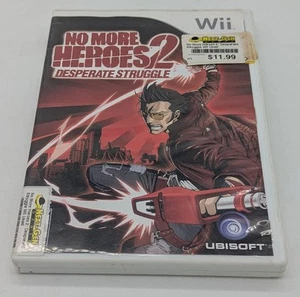 CIB No More Heroes 2: Desperate Struggle (Nintendo Wii, 2010) COMPLETO DI SCATOLA - Foto 1 di 4