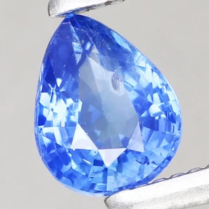0.12ct Pear 5x4mm Natural Heated Conflower Blue Ceylon Sapphire, Sri Lanka Gemst - Picture 1 of 4