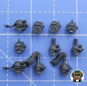 Warhammer 40K Space Wolves Grey Hunters Scouts Heads OLD - Picture 1 of 2