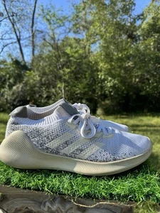 ADIDAS PUREBOUNCE+ Running Shoes Mens' Size 12 Sneakers , White & Carbon BC0834 - Picture 1 of 6