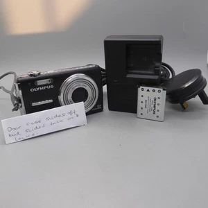 Olympus Digital Camera FE-330 8.0MP Black Tested With Battery + Charger *Read* - Picture 1 of 10